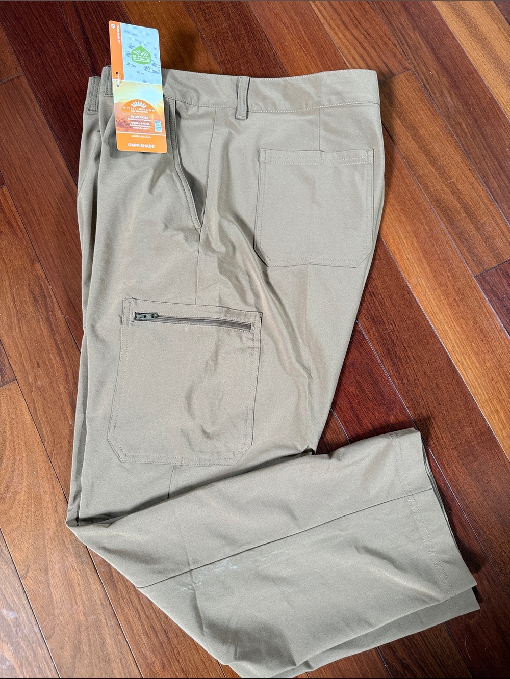 Columbia Khaki Tan Stretch Outdoor Chinos